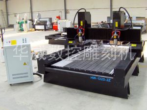 石家庄元氏县双头立体多功能石材雕刻机HW-1325-2Z