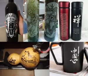 石家庄元氏县酒瓶葫芦工艺品激光雕刻机